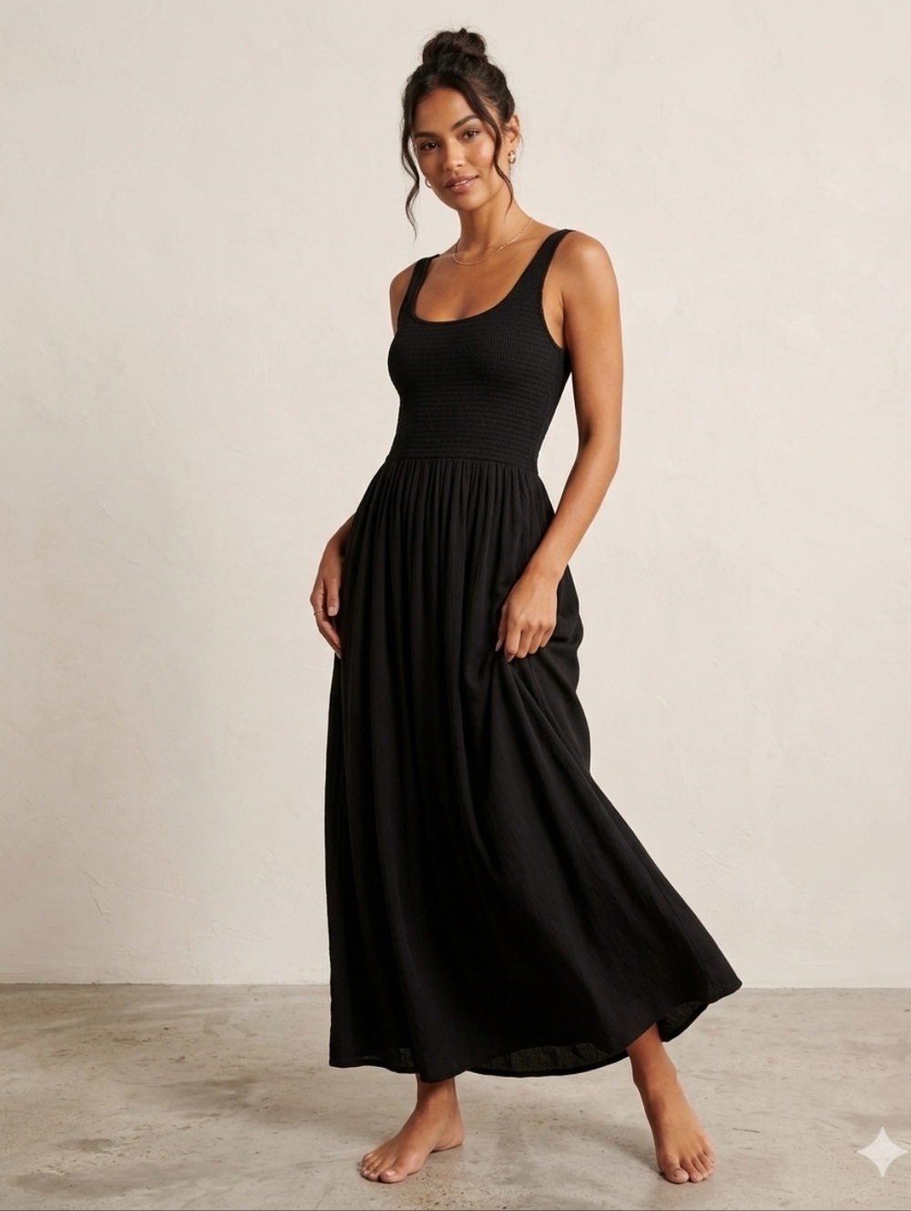 MARCELLA Elegant Black Sleeveless Dress